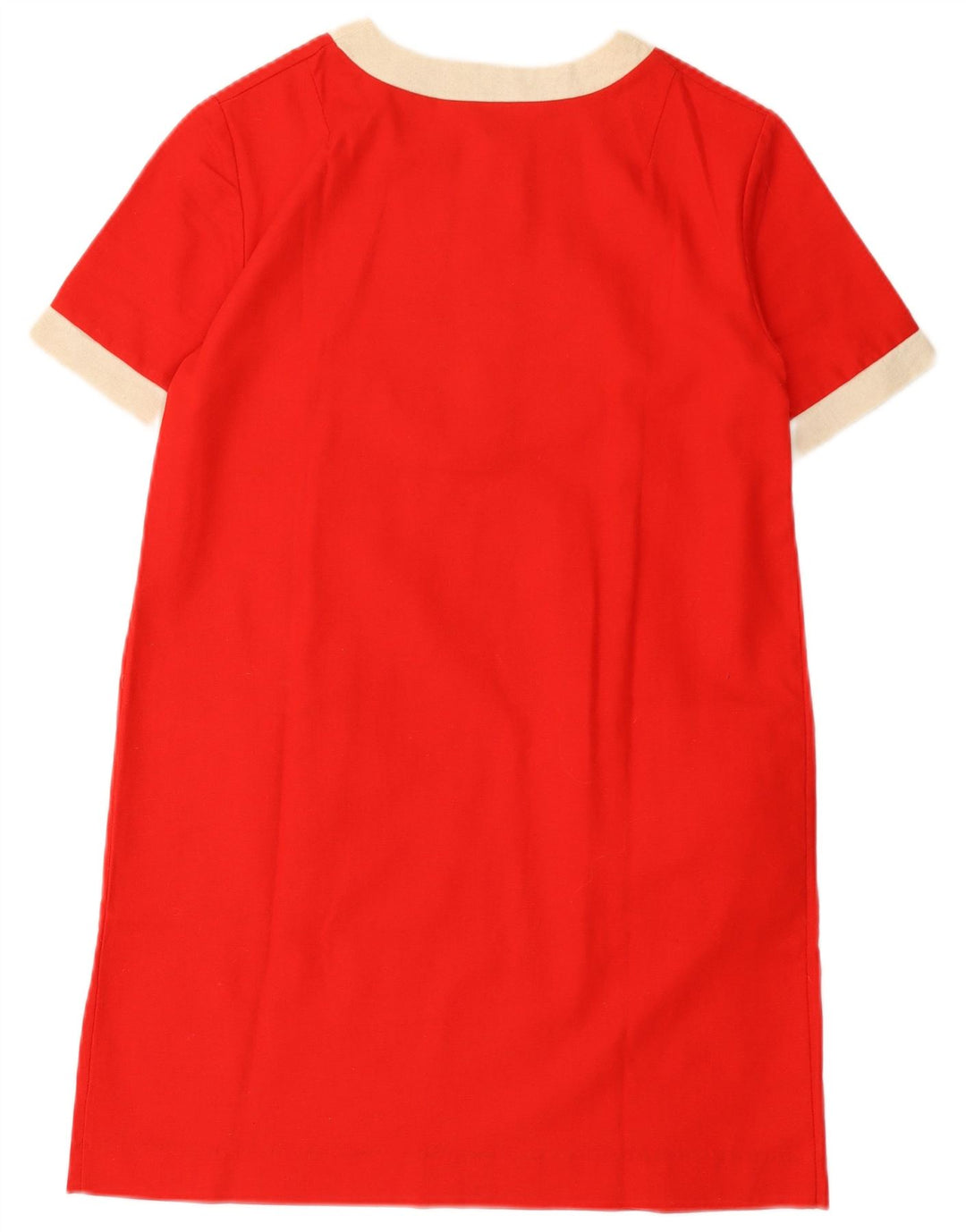 Luna Robe droite pour femme EU 40 Coton floral rouge moyen