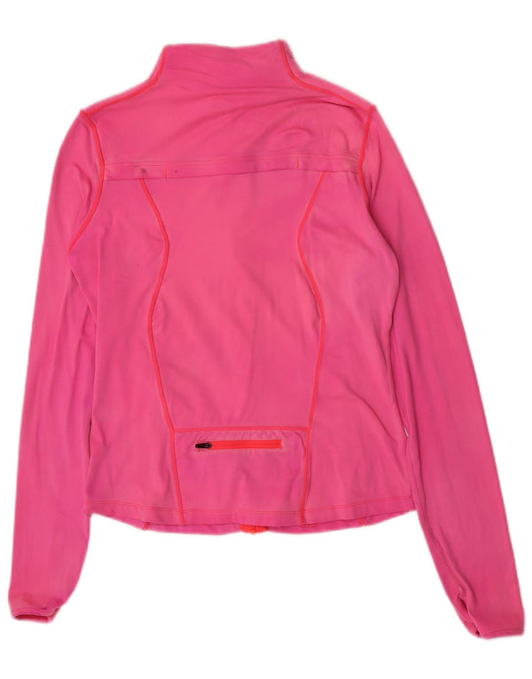 Ellesse Veste de survêtement pour femme UK 12 Nylon rose moyen