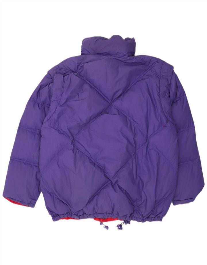 DIADORA Veste matelassée réversible surdimensionnée pour homme UK 42 XL Rouge Polyester