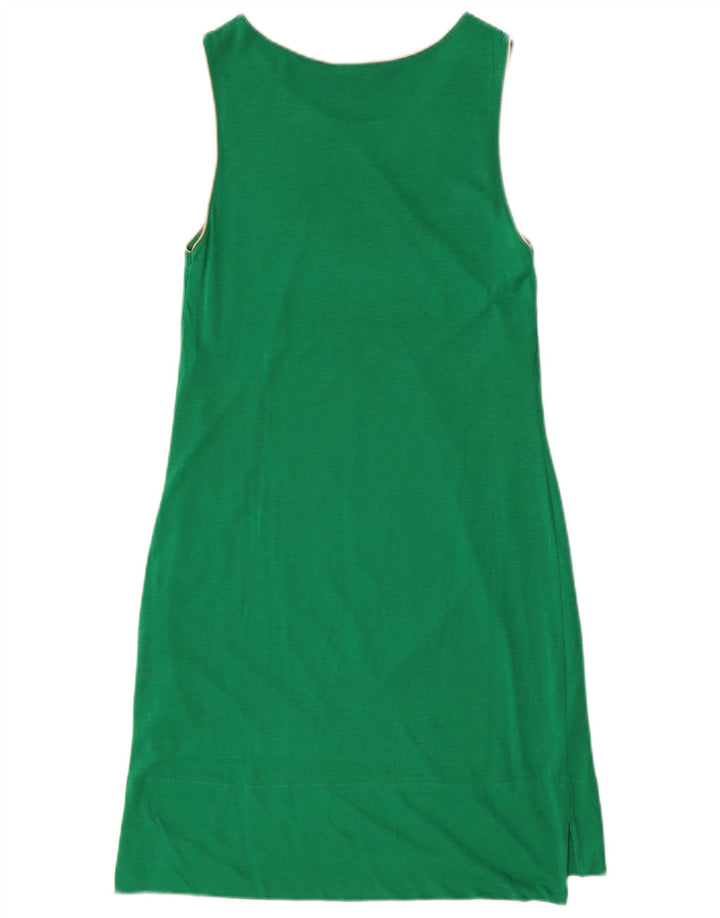 Massimo Dutti Robe droite sans manches pour femme UK 8 Petit Vert