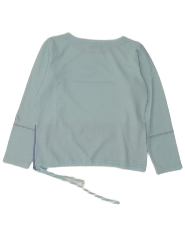 Kappa Haut graphique à manches longues pour fille 13-14 ans 2XL Bleu Colorblock