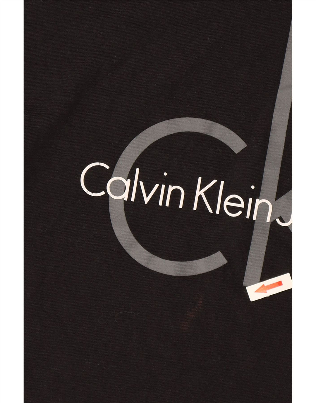 Calvin Klein Jeans T-Shirt Graphique Homme Noir Moyen