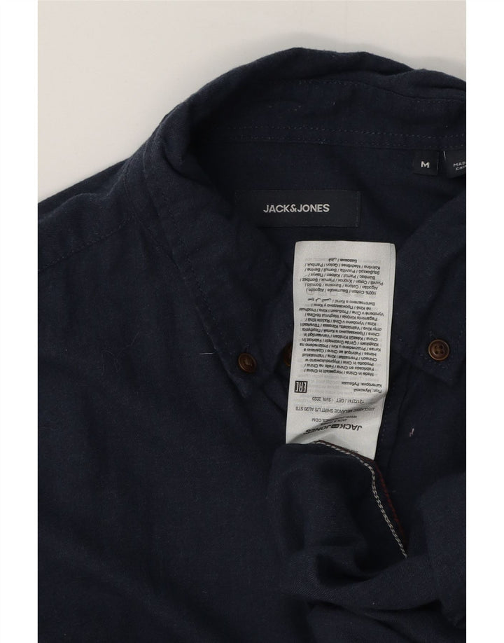 Jack & Jones Chemise Homme Bleu Marine Moyen Coton