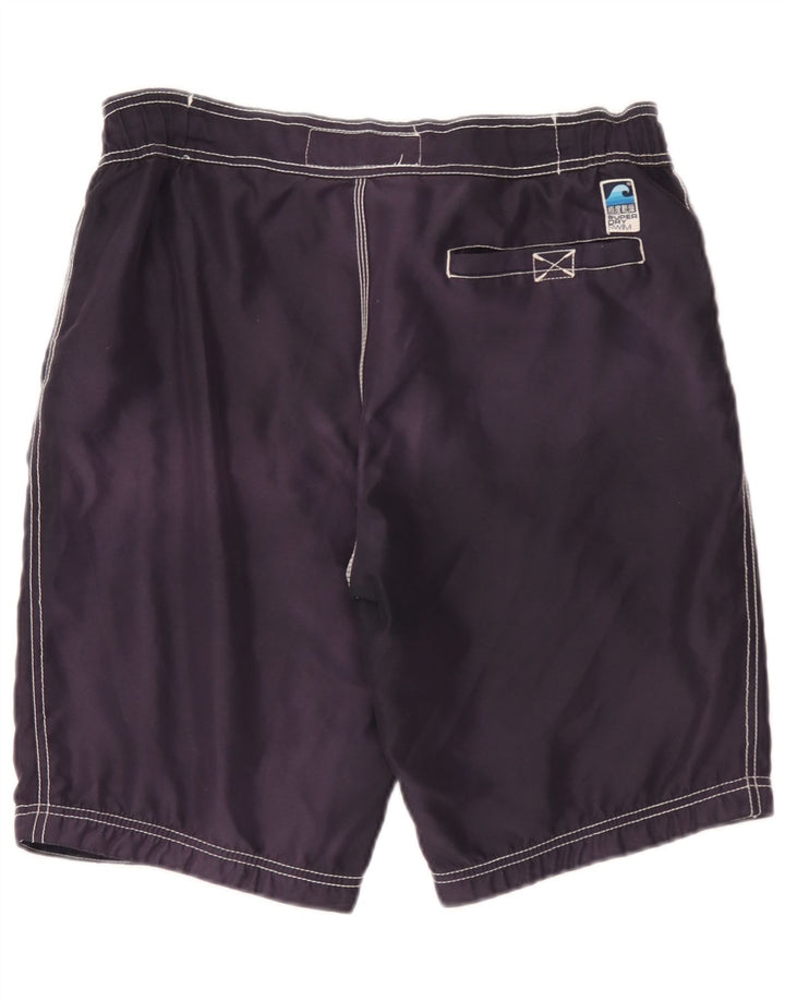 Superdry Short de Bain Graphique Homme Bleu Marine Moyen Polyester