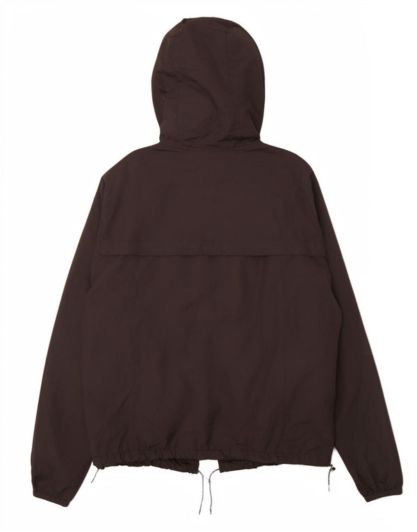 Billabong Veste de pluie à capuche pour homme UK 40 Large Noir Polyester