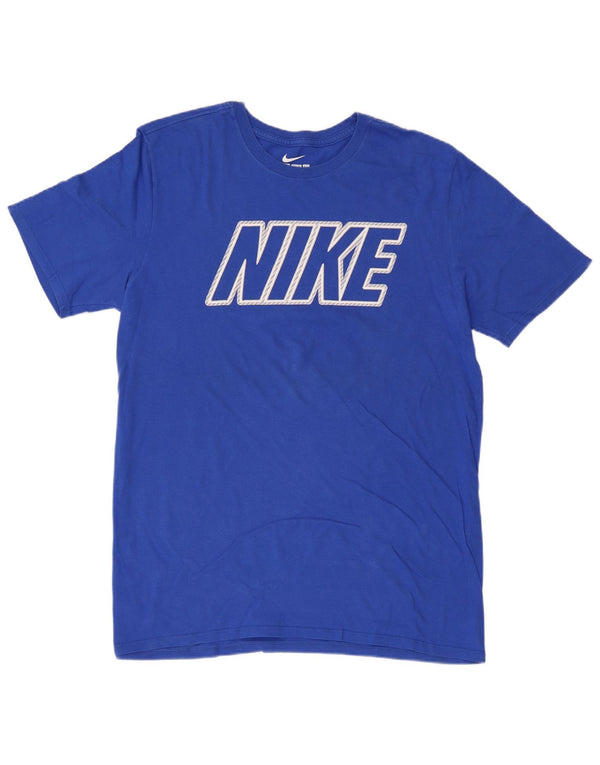 NIKE T-shirt graphique coupe athlétique pour hommes, grand bleu