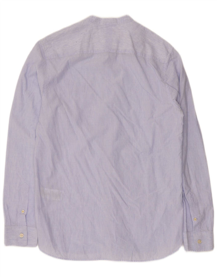 Ted Baker Chemise homme taille 3 coton bleu moyen à fines rayures