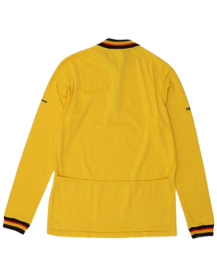 Gonso Haut col zippé à manches longues pour homme XL Jaune Polyacrylique