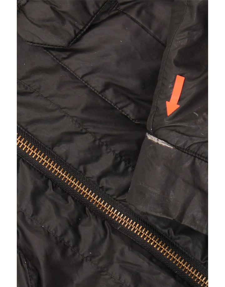 CALVIN KLEIN JEANS Womens Padded Jacket UK 16 Large Black Polyamide Vintage Calvin Klein Jeans and Second-Hand Calvin Klein Jeans from Messina Hembry 