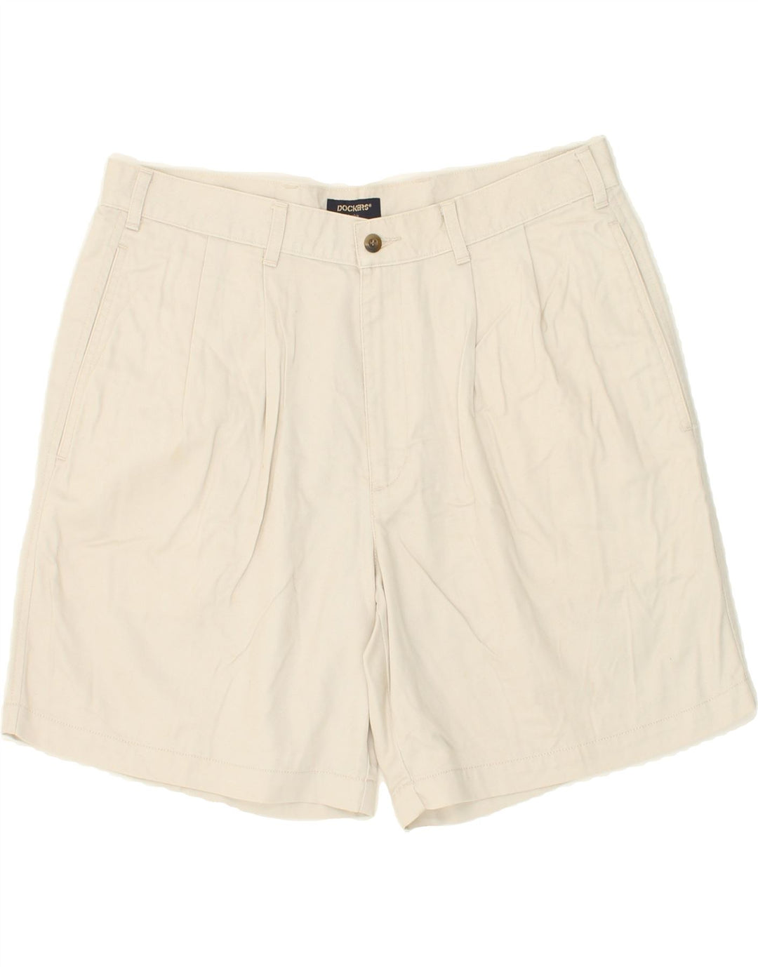 DOCKERS Mens Chino Shorts W34 Large Beige Vintage Dockers and Second-Hand Dockers from Messina Hembry 