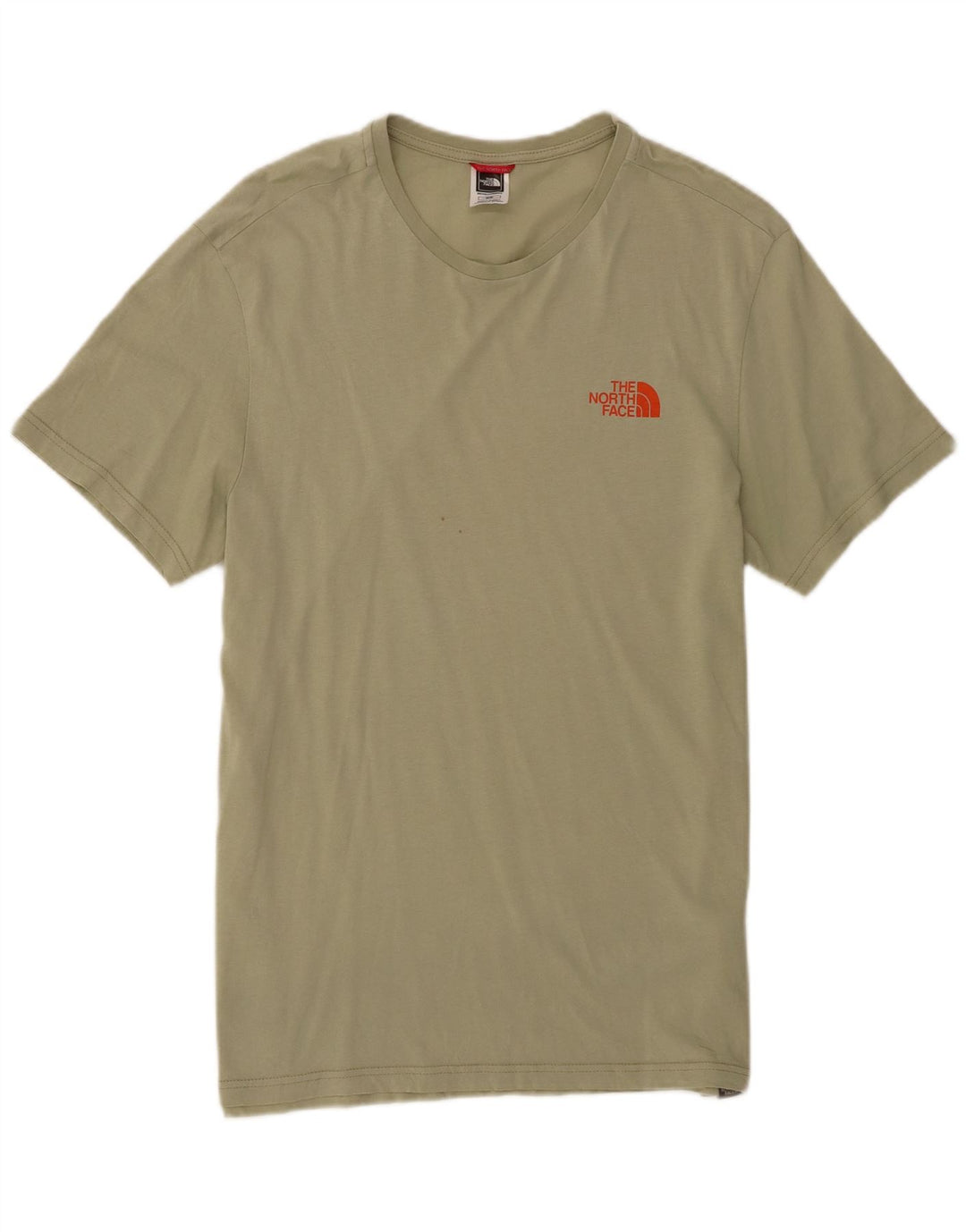 The North Face T-Shirt Homme Top Kaki Moyen Coton