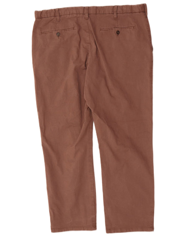 Marks & Spencer Pantalon Chino Droit Regular Homme W40 L29 Marron Coton