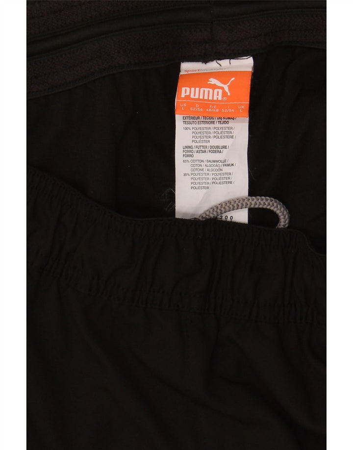 PUMA Mens Sport Shorts Large  Black Polyester Vintage Puma and Second-Hand Puma from Messina Hembry 