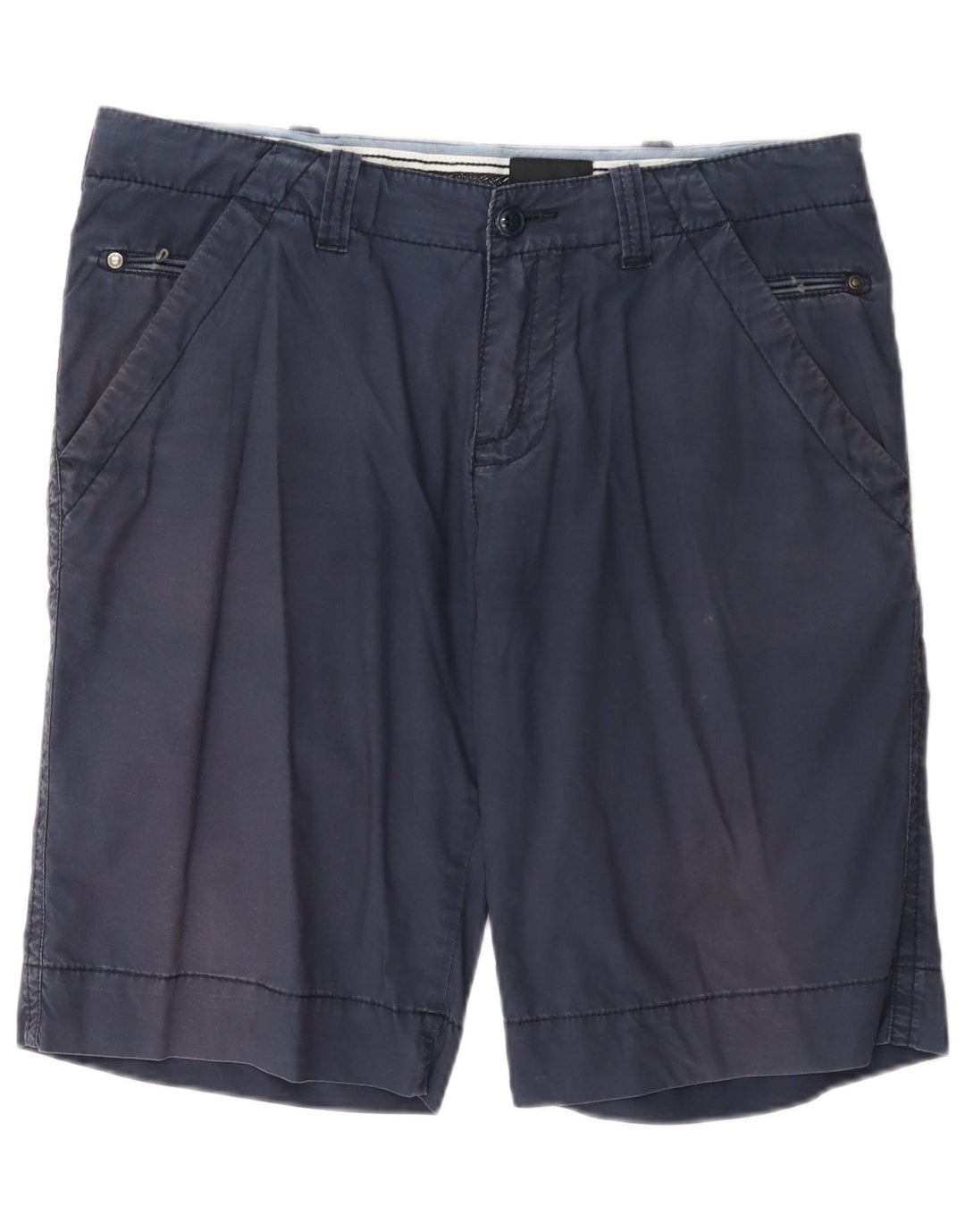 Calvin Klein Short Chino Homme W32 Bleu Marine Moyen Coton