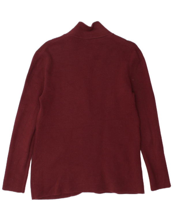 J. Crew Veste blazer à 2 boutons pour femme UK 10 Petit coton bordeaux