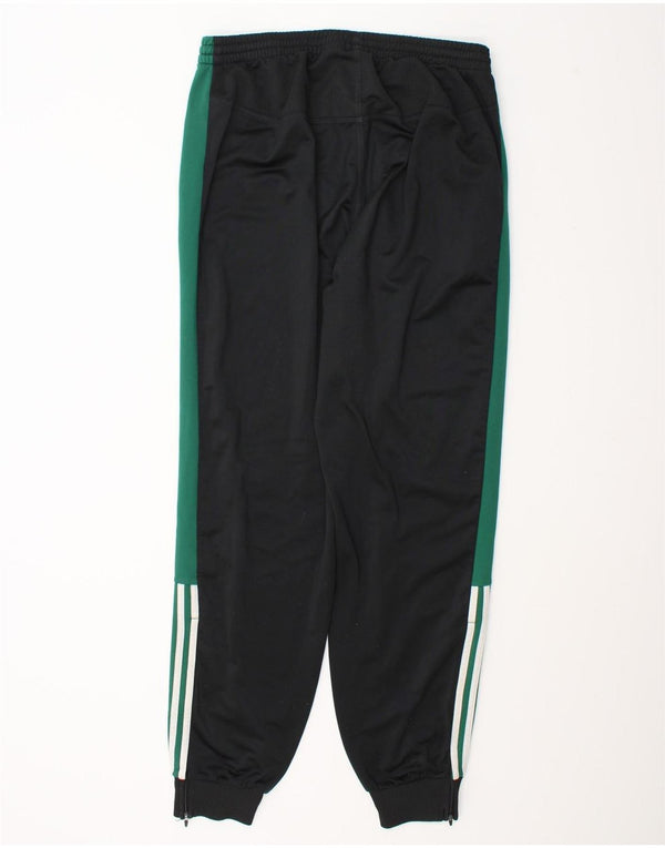 Adidas Pantalon de survêtement pour homme UK 44/46 Large Noir Colourblock
