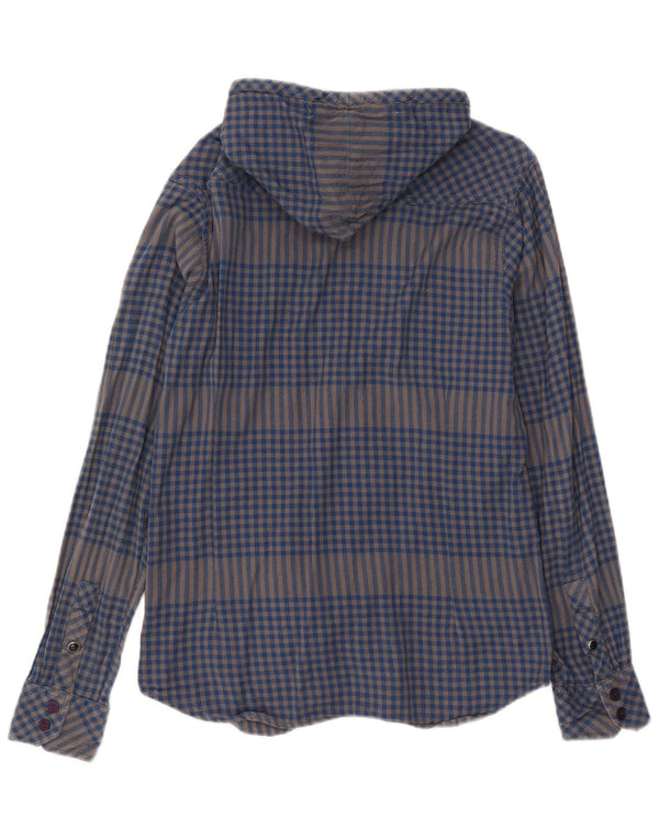 Quiksilver Chemise en flanelle Lumberjack pour hommes, petit coton bleu vichy