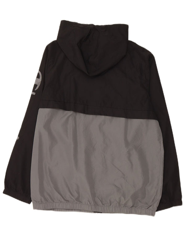 CHAMPION Veste de survêtement graphique pour femme UK 14 Large Black Colourblock