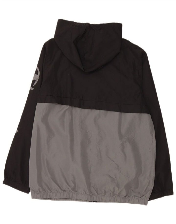 CHAMPION Veste de survêtement graphique pour femme UK 14 Large Black Colourblock