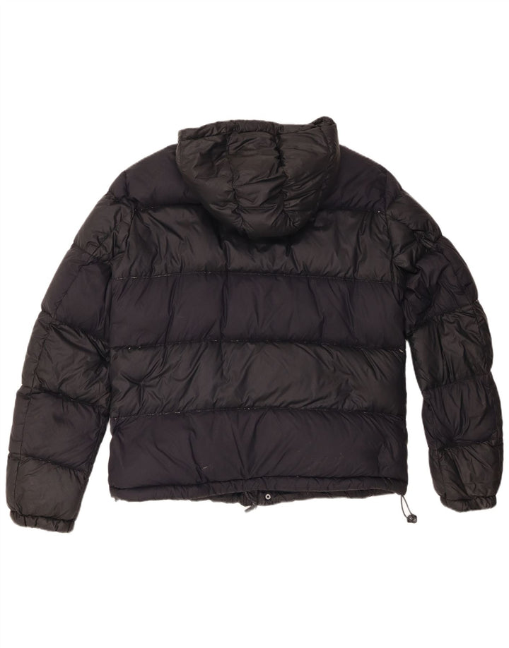 Armani Jeans Veste matelassée à capuche pour homme EU 54 XL Noir Polyamide