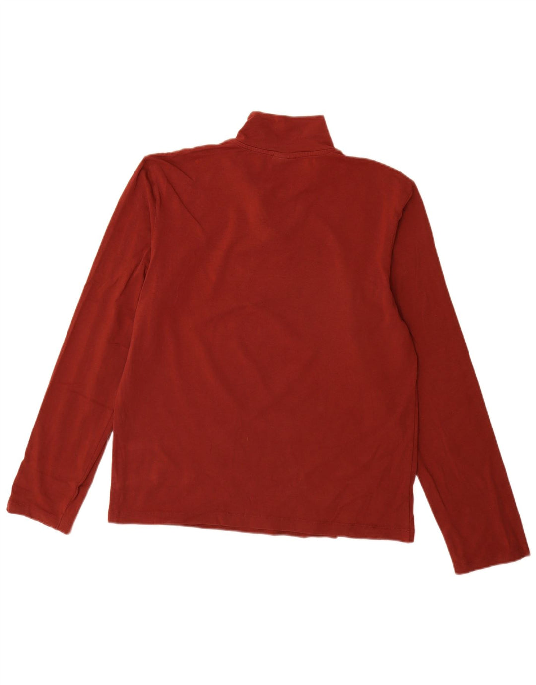 Trussardi Jeans Haut de Survêtement Pull à Col Zippé Homme Large Bordeaux
