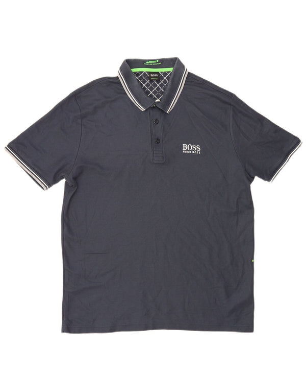 Hugo Boss Polo Homme XL Bleu Marine Coton