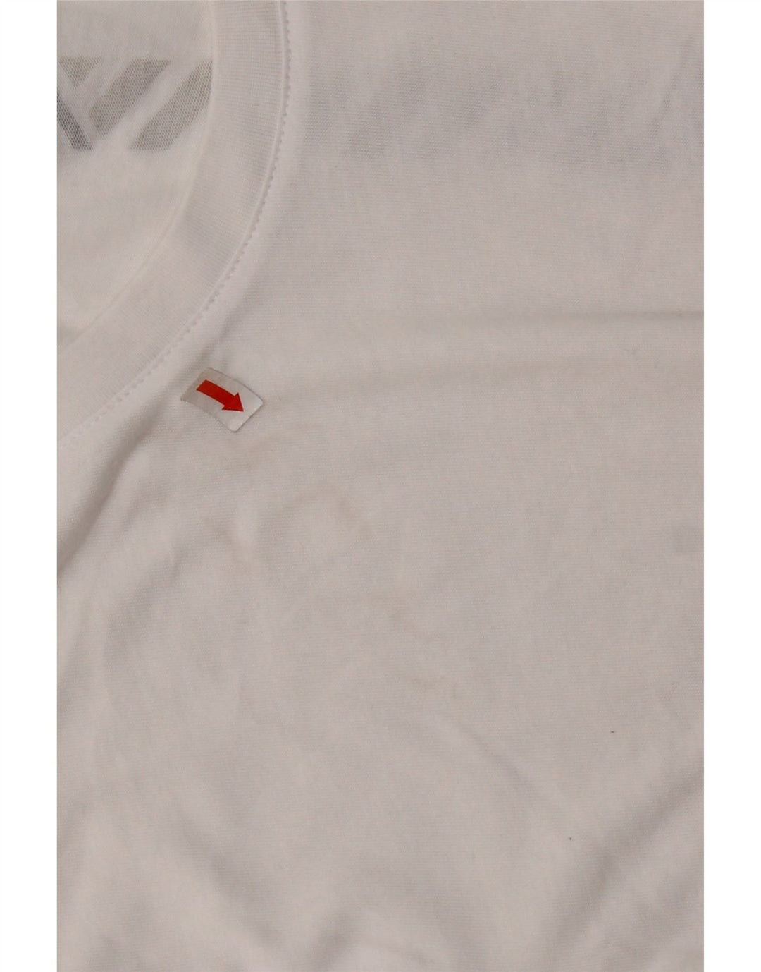 NEW BALANCE T-shirt court graphique pour femme UK 10 petit coton blanc