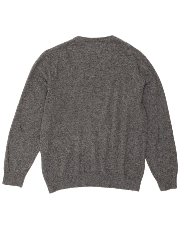 GANT Pull col V Homme XL Gris Laine d'Agneau