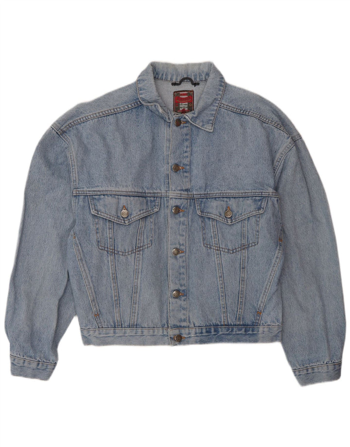 VINTAGE Veste en jean homme UK 38 Bleu moyen