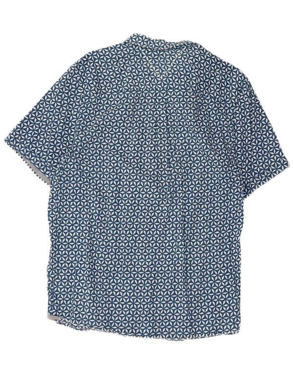 Chemise White Stuff Homme Coupe Classique à Manches Courtes Grand Bleu Floral Coton