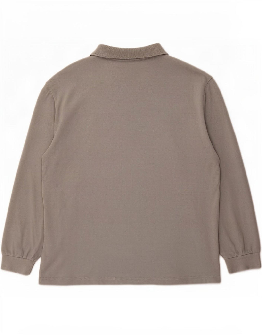 Lacoste Polo à manches longues pour homme Taille 8 3XL Gris