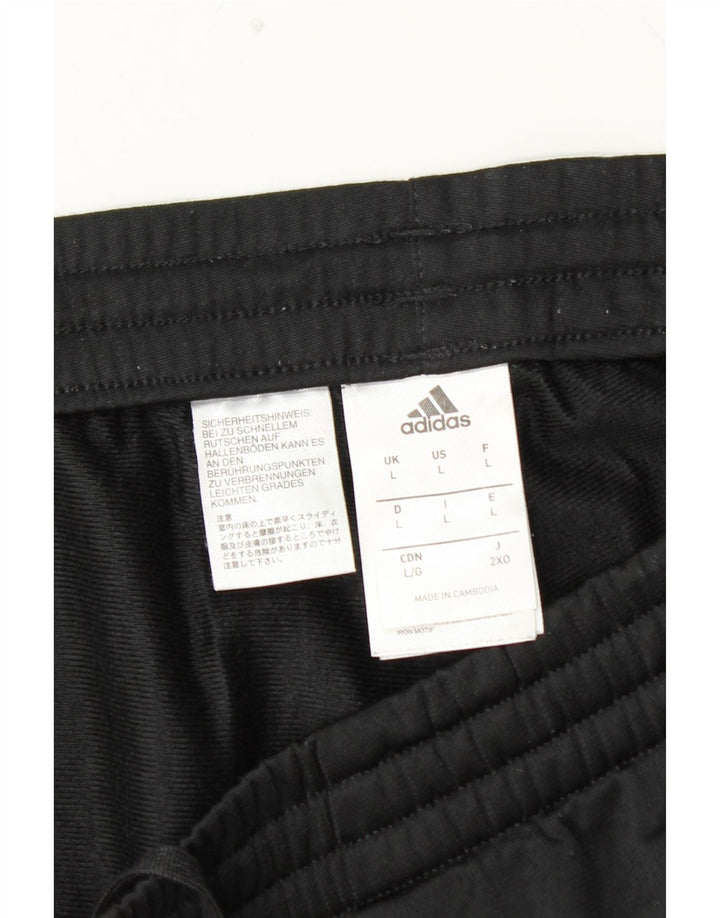 ADIDAS Pantalon de survêtement pour hommes Joggers Large Noir Polyester