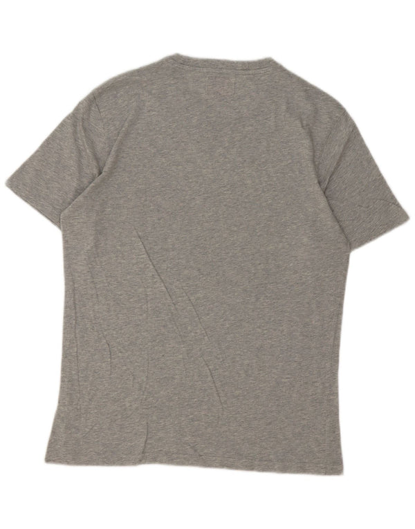 Sundek T-Shirt Graphique Homme Gris Moyen Moucheté Coton