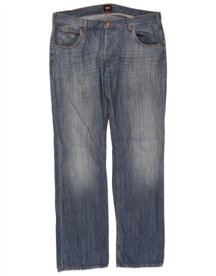 Lee Jean Droit Knox W38 L34 Homme Bleu Coton