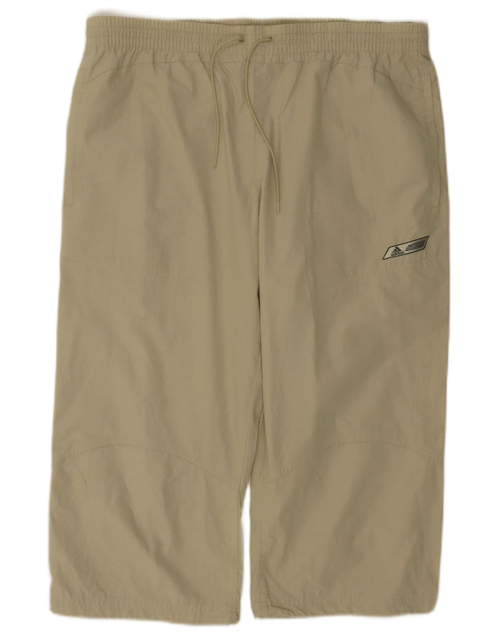 Adidas Pantalon de Survêtement Capri Homme Kaki Moyen Polyester