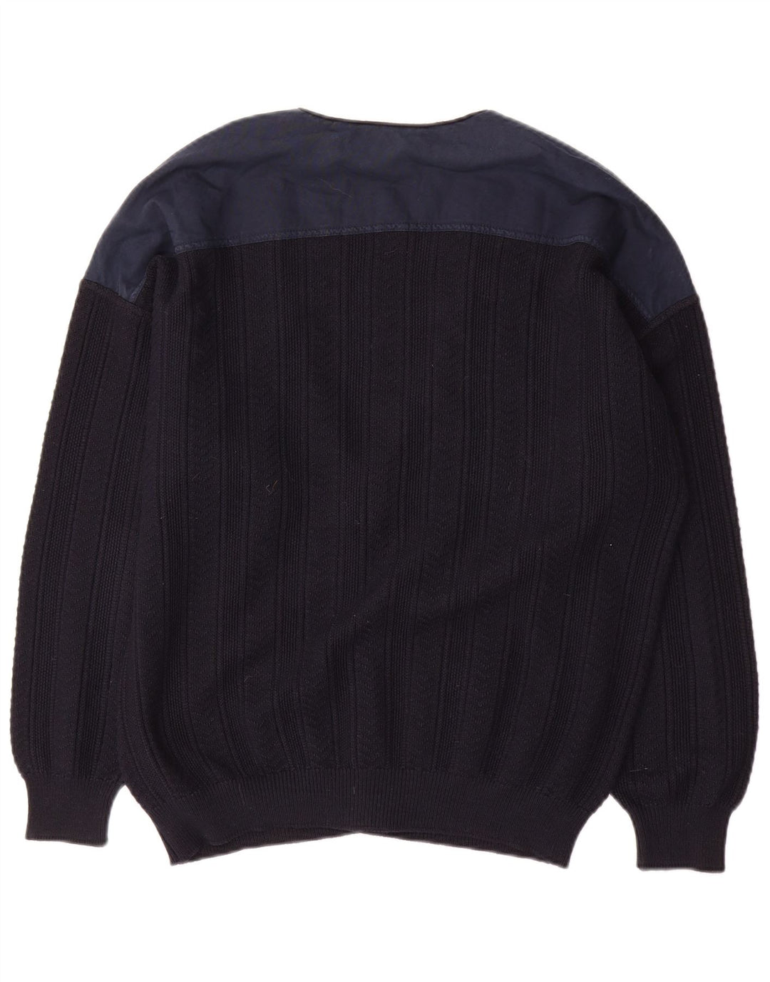 Il Granchio Cardigan Homme Pull Large Bleu Marine Colourblock