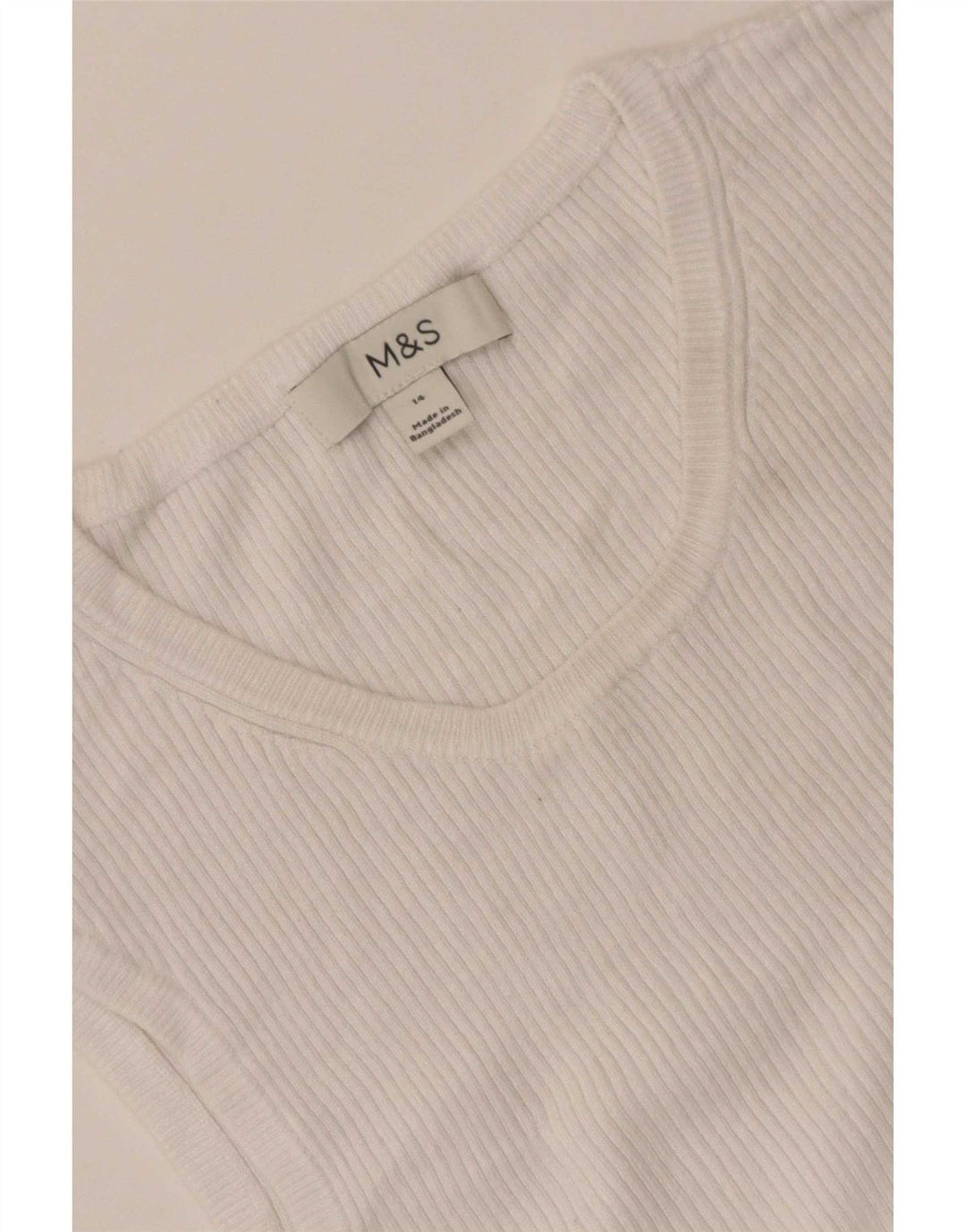 Marks & Spencer Débardeur pour femme UK 14 Medium Blanc