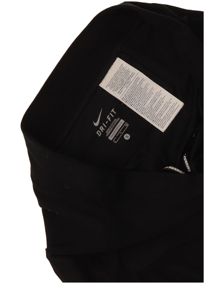 Nike Legging Capri Dri Fit pour femme UK 10 Petit Noir Polyester
