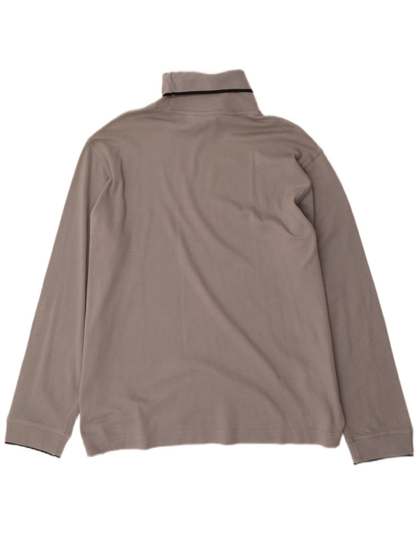 PUMA Haut à col roulé à manches longues pour homme 2XL Gris Coton