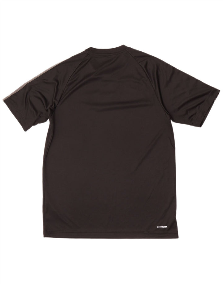 Adidas Hommes Aeroready Regular Fit T-Shirt Top Noir Moyen Polyester