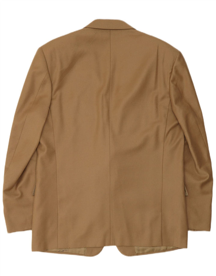 PIERRE CARDIN Veste blazer 2 boutons pour homme UK 40 Large Beige