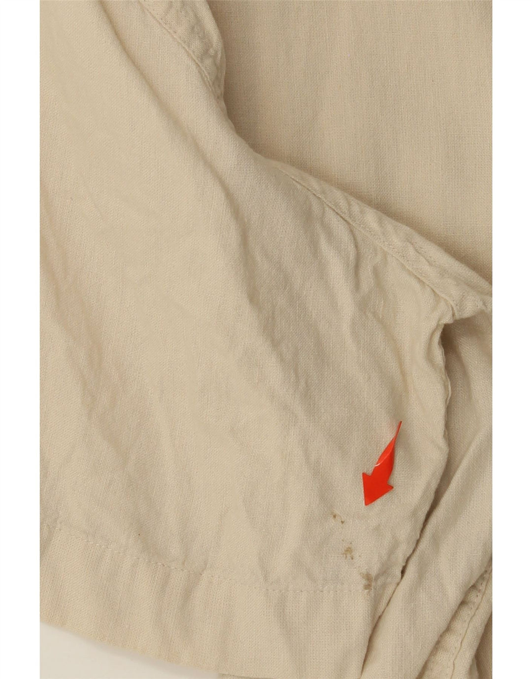 WRANGLER Chemise à manches courtes pour homme en lin beige