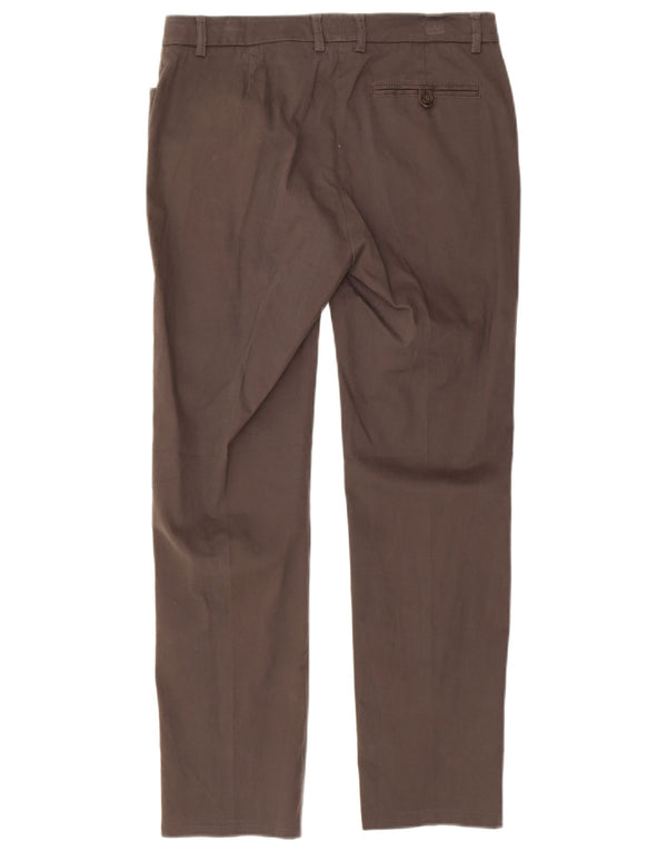 Marlboro Classics Pantalon décontracté pour femme UK 12 Medium W30 L28 Gris Coton