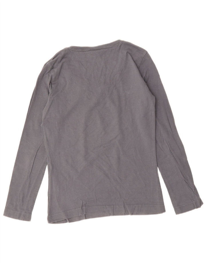 CHAMPION Femme Heritage Classics Top Manches Longues UK 10 Petit Gris Coton