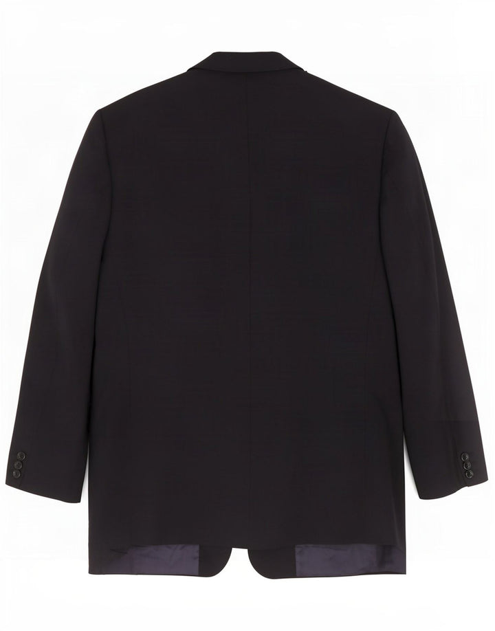 Hugo Boss Veste blazer à 2 boutons pour homme EU 46 Petite laine bleu marine