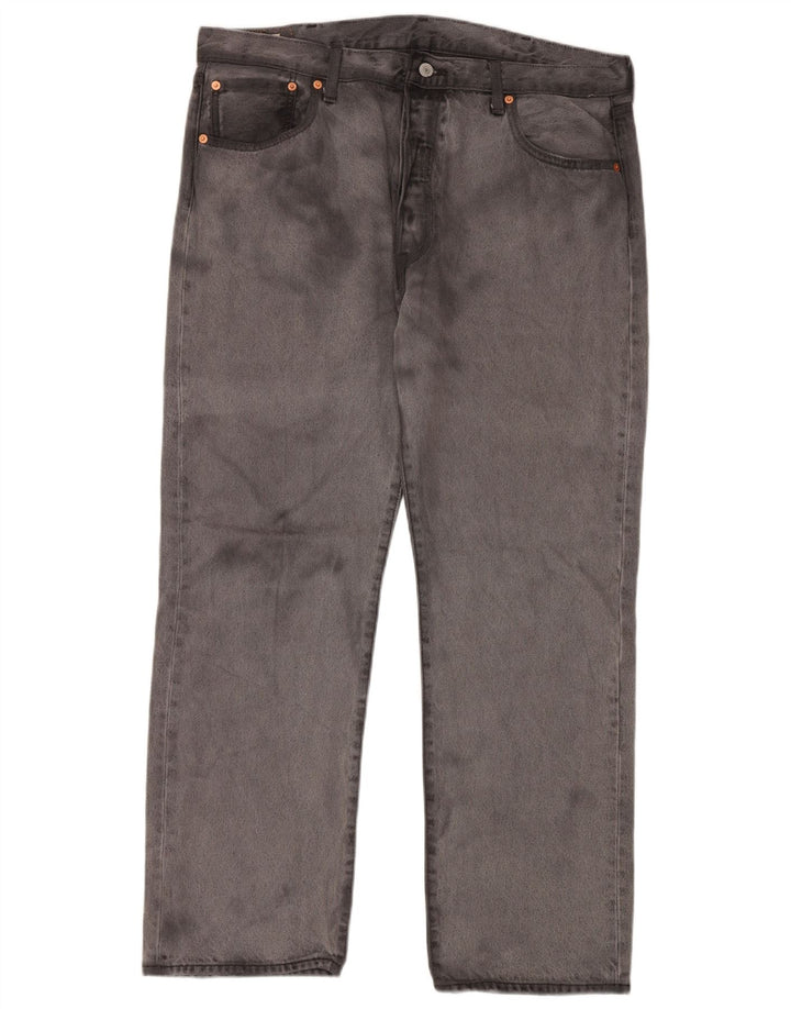 LEVI'S Jean Droit 501 Homme W38 L30 Gris Coton