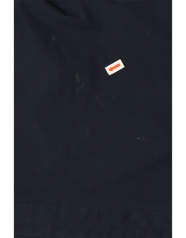 Berghaus Veste de pluie surdimensionnée à capuche pour femme UK 10 Petit nylon bleu marine