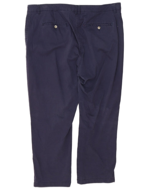 Joules Pantalon Chino Droit Femme UK 18 XL W38 L25 Bleu Marine Coton