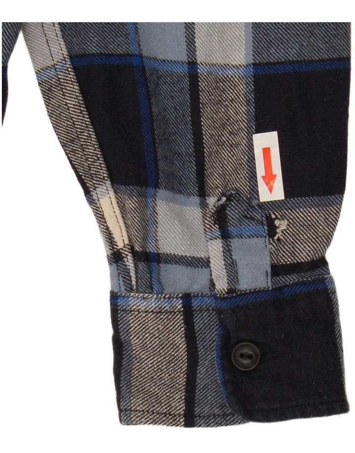 Gap Chemise Flanelle Homme XS Bleu Plaid Coton