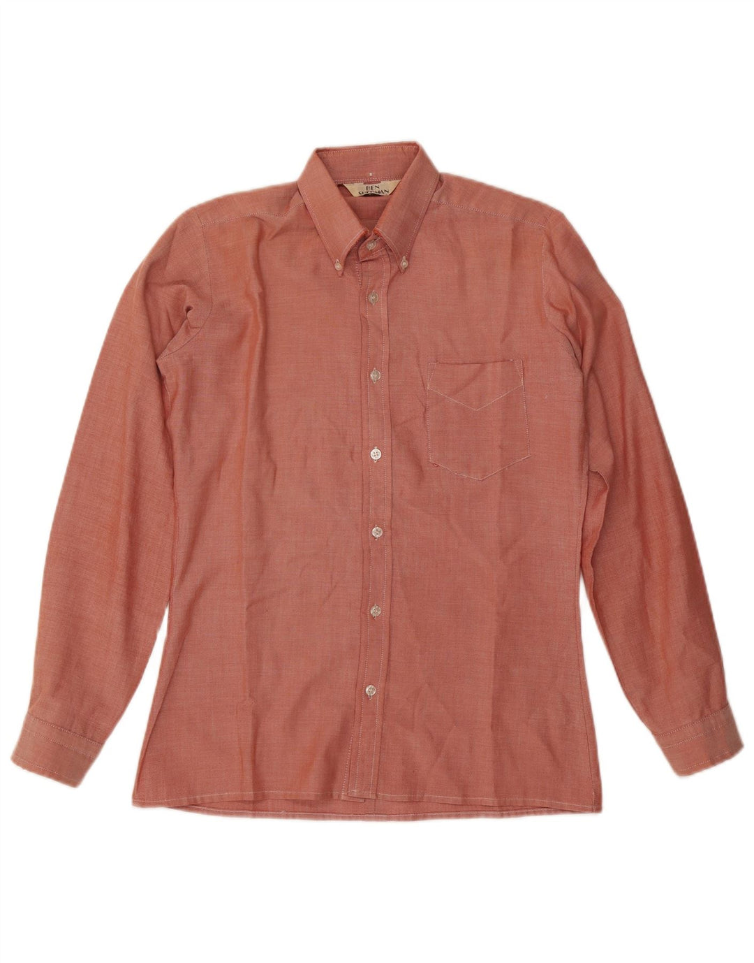 Ben Sherman Chemise Homme Taille 38 15 Rouge Moyen